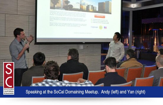 Content Writer Co-Founders Speaking at SoCal Domaining Meetup